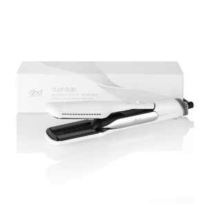 Prancha GHD duet style branco Alisador a vapor 2 em 1