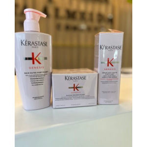 Kérastase Genesis Bain Nutri-Fortificante 500ml+Máscara 200ml+Serum Anti-Chute 90ml