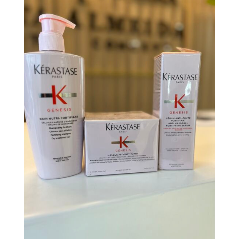 Kérastase Genesis Bain Nutri-Fortificante 500ml+Máscara 200ml+Serum Anti-Chute 90ml